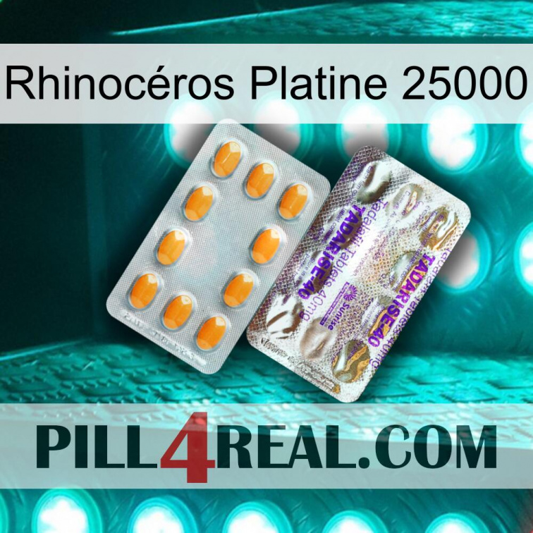 Rhinocéros Platine 25000 new12